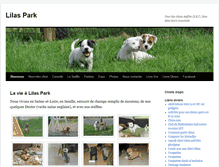 Tablet Screenshot of chiot-staffie-lilaspark.fr